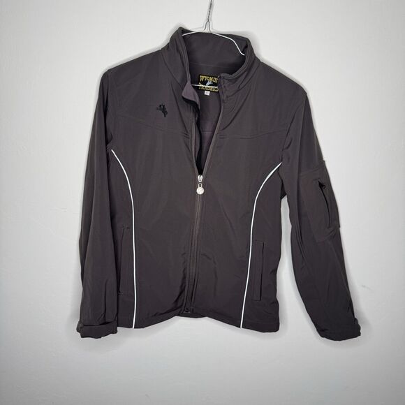 Wyoming Traders Womens‎ Cheyenne Soft Shell Zip Up Ranch Jacket Southwest Small - Picture 1 of 6
